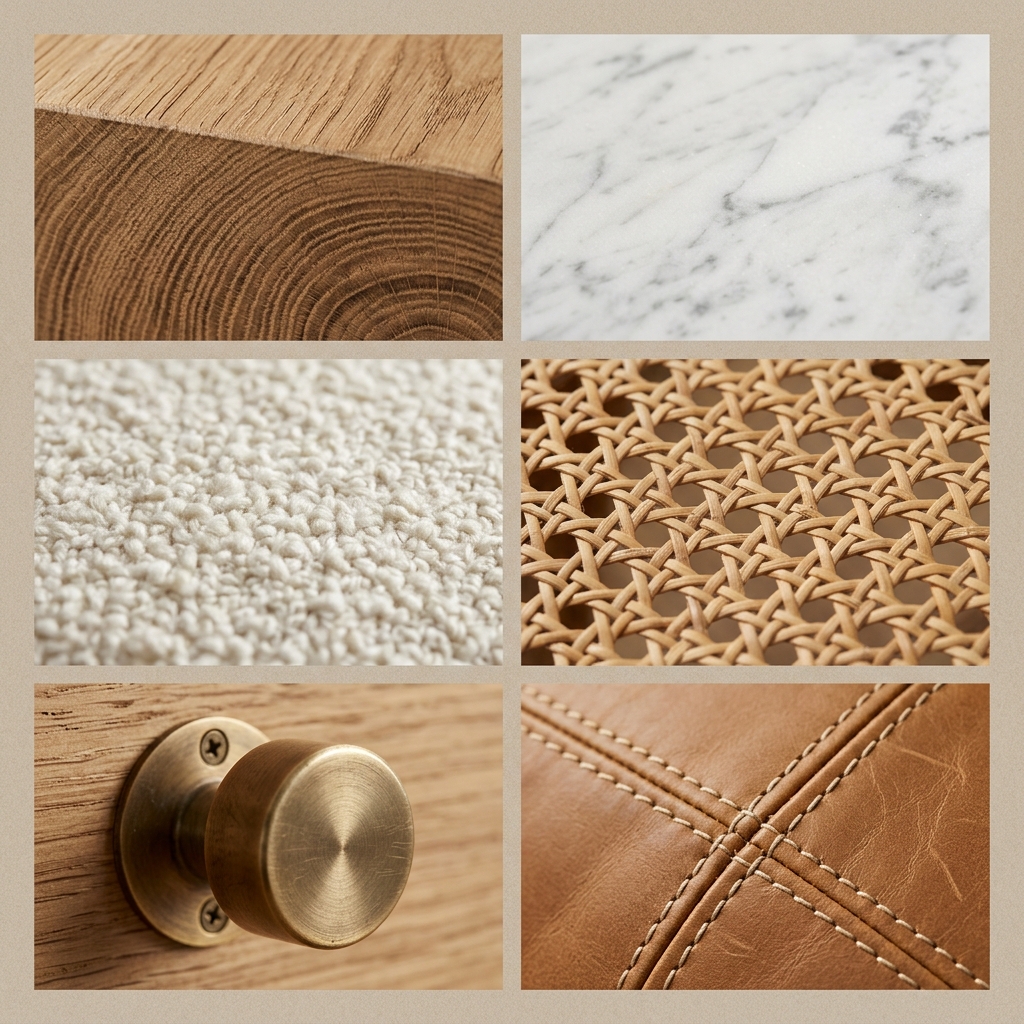 Close-up of precise wood craftsmanship